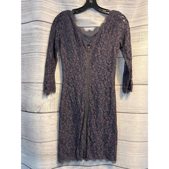Diane Von Furstenberg Zarita Lace Dress Sz 2 - Picture 2 of 3